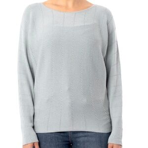 Cyrus Yummy Yam Pointelle Dolman Sleeve Sweater